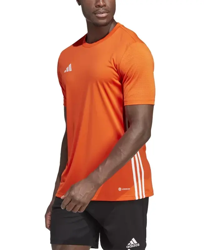 Men's Tabela 23 Slim-Fit Performance T-Shirt - Team Orange/White - ADIDAS