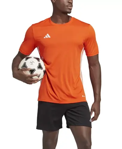 Men's Tabela 23 Slim-Fit Performance T-Shirt - Team Orange/White - ADIDAS (1)