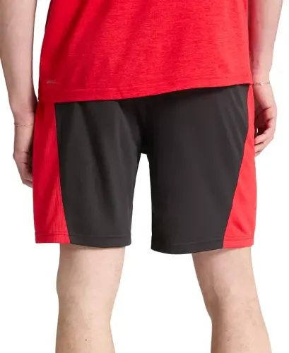 Men's Tad Tech Knit Logo Shorts-Black / Red - 3