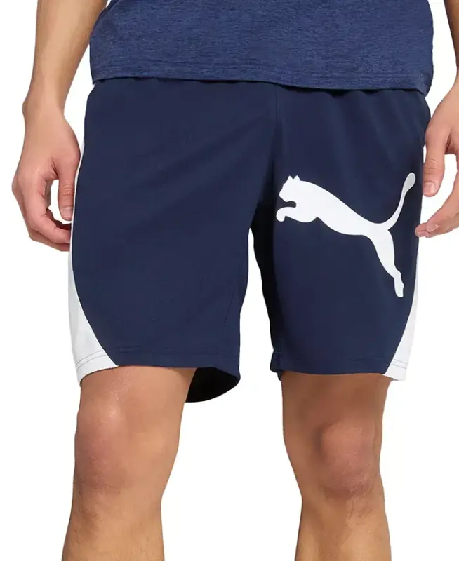 Men's Tad Tech Knit Logo Shortslar-Moviy - PUMA