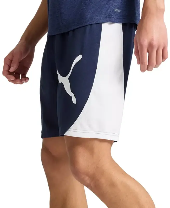 Men's Tad Tech Knit Logo Shortslar-Moviy - 2