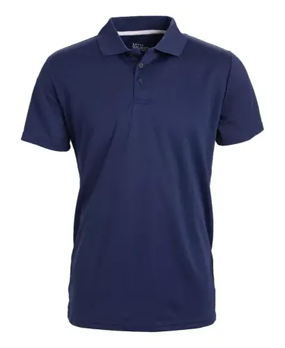 Men's Tagless Dry-Fit Moisture-Wicking Polo Shirt 