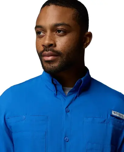 Men's Tamiami II Short-Sleeve Shirt - Blue - 4