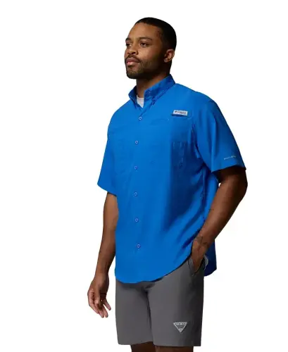Men's Tamiami II Short-Sleeve Shirt - Blue - 3