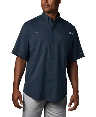 Men's Tamiami II Short-Sleeve Shirt - Collegiate Navy - 1