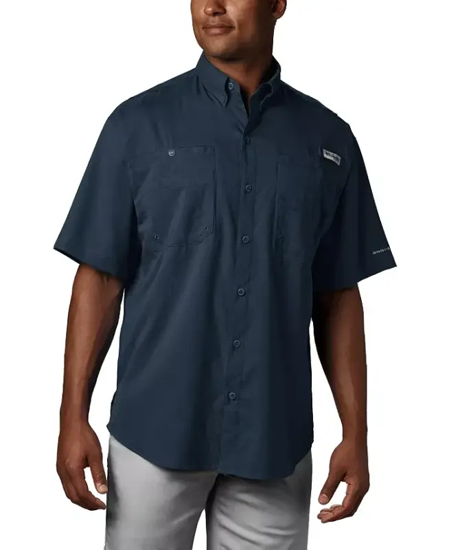 Men's Tamiami II Short-Sleeve Shirt - Collegiate Navy - 1