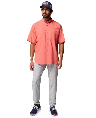 Men's Tamiami II Short-Sleeve Shirt - Melonade - COLUMBIA (1)