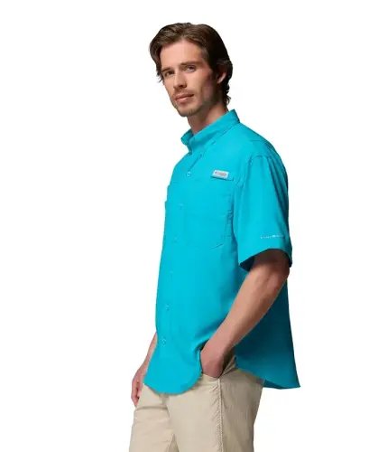 Men's Tamiami II Short-Sleeve Shirt - Ocean Teal - COLUMBIA (1)