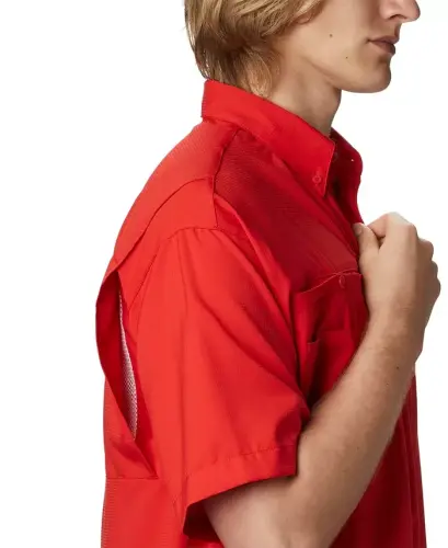 Men's Tamiami II Short-Sleeve Shirt - Red - 3