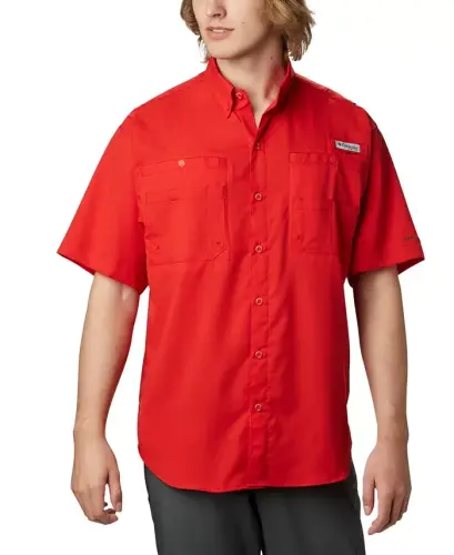 Men's Tamiami II Short-Sleeve Shirt - Red spark - COLUMBIA (1)