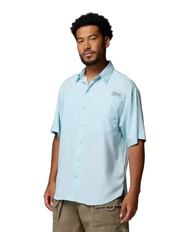 Men's Tamiami II Short-Sleeve Shirt - Vintage Blue - 7