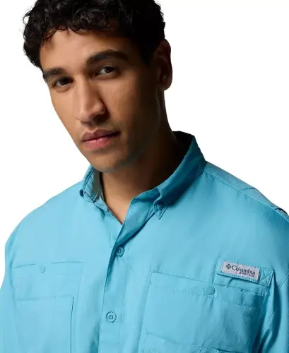 Men's Tamiami II Short-Sleeve Shirt - Vintage Blue - 4