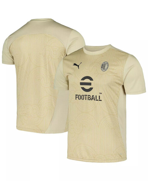 Men's Tan AC Milan 2024/25 Pre-Match Jersey Tan - 1