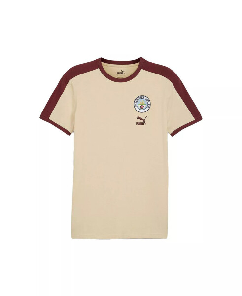 Men's Tan Manchester City Ftbl Heritage T-Shirt Tan - 3