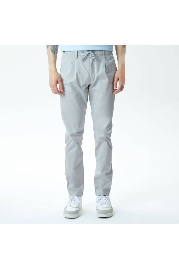 Men's Tapered Fit Chino Grey Pants - 17