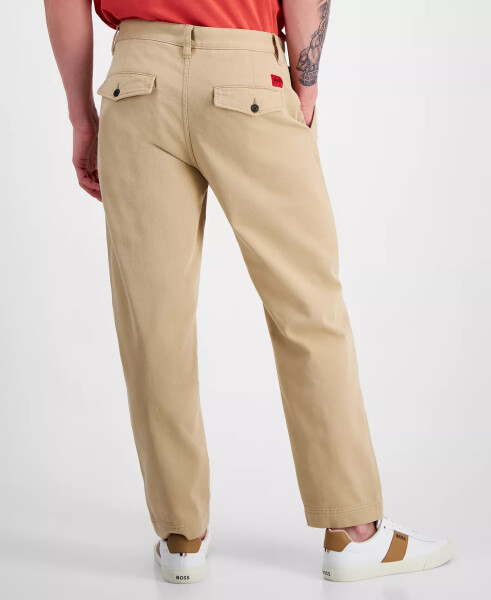 Men's Tapered-Fit Chino Pants Medium Beige - 2