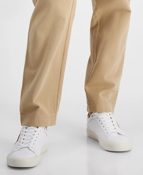 Men's Tapered-Fit Chino Pants Medium Beige - 4