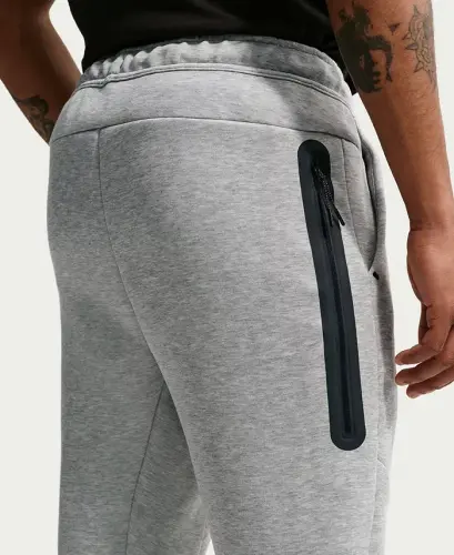 Men's Tech Fleece Drawstring Joggers Pants - Dark Grey Heather/Black - 5