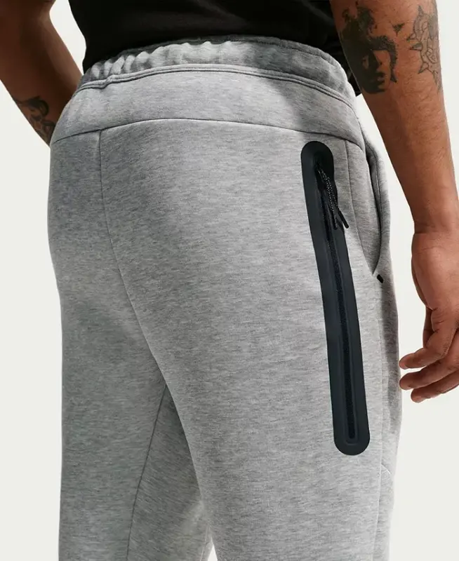 Men's Tech Fleece Drawstring Joggers Pants - Dark Grey Heather/Black - 5