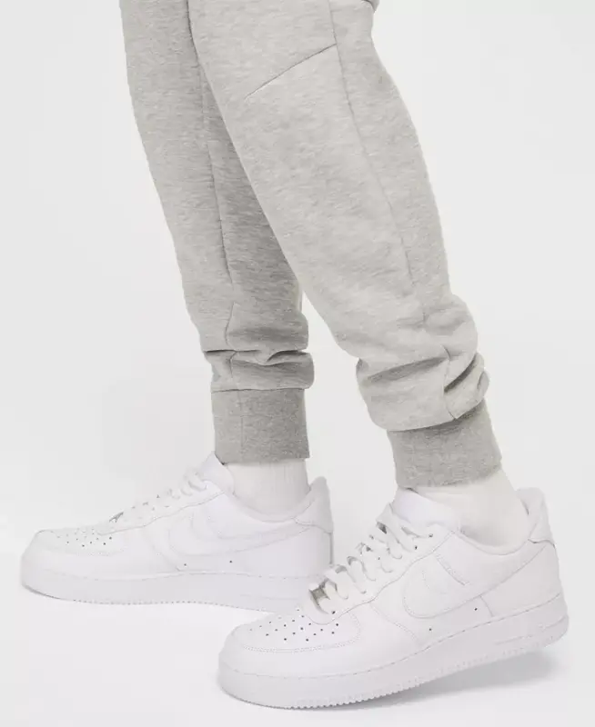 Men's Tech Fleece Drawstring Joggers Pants - Dark Grey Heather/Black - 6