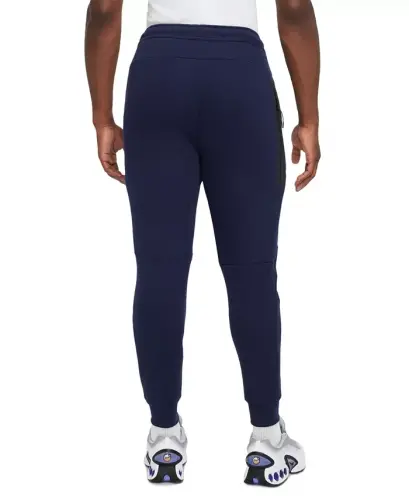 Men's Tech Fleece Drawstring Joggers Pants - Dark Navy - 4