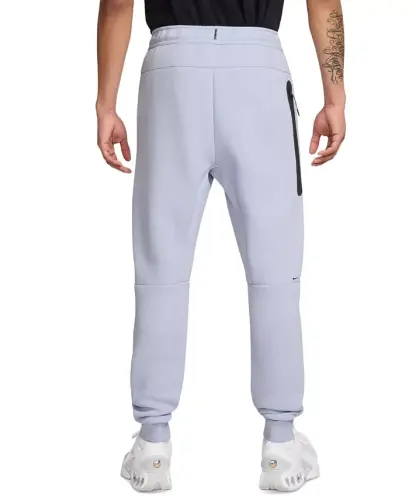 Men's Tech Fleece Drawstring Joggers Pants - Ghost/Black - 3