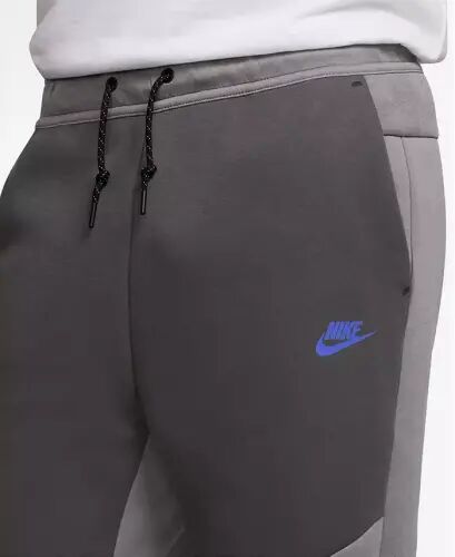 Men's Tech Fleece Drawstring Joggers Pants - Medium Ash/Sapphire - Nike (1)