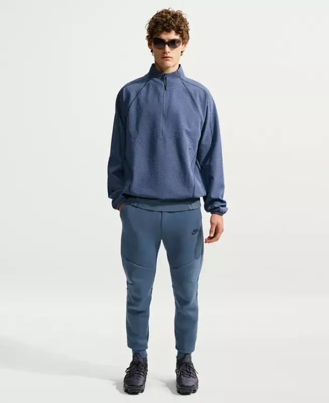 Men's Tech Fleece Drawstring Joggers Pants - New Slate/Black - 2