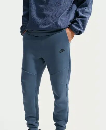 Men's Tech Fleece Drawstring Joggers Pants - New Slate/Black - 4