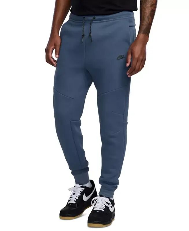 Men's Tech Fleece Drawstring Joggers Pants - New Slate/Black - Nike