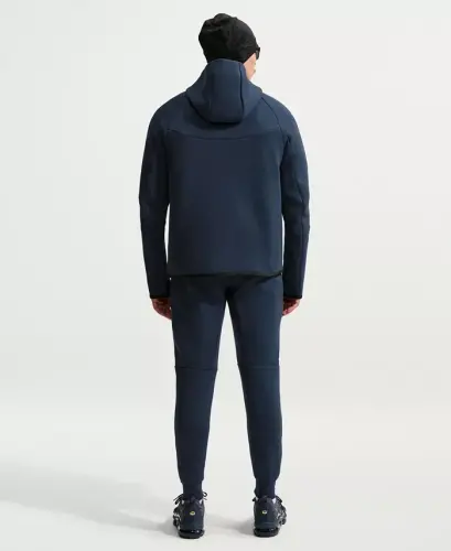 Men's Tech Fleece Full-Zip Hoodie - Birch Heather/Black - 17