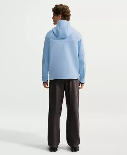 Men's Tech Fleece Full-Zip Hoodie - Birch Heather/Black - 30