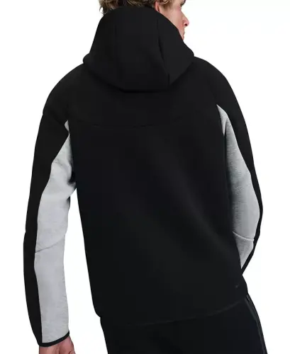 Men's Tech Fleece Full-Zip Hoodie - Black/Dark Gray Heather - 4