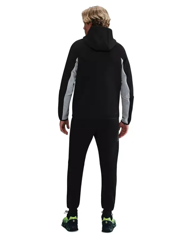 Men's Tech Fleece Full-Zip Hoodie - Black/Dark Gray Heather - 5