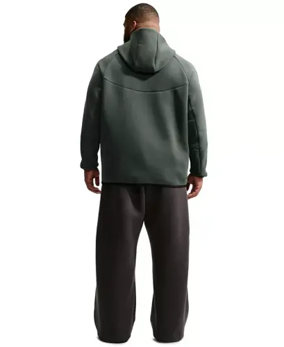 Men's Tech Fleece Full-Zip Hoodie - Camo Green/Black - 5