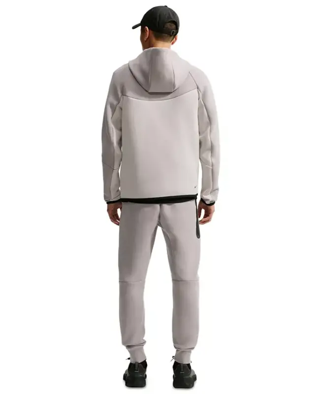 Men's Tech Fleece Full-Zip Hoodie - College Grey/Light Bone/Black - 2