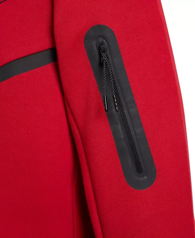 Men's Tech Fleece Full-Zip Hoodie - Gym Red/Black - 6