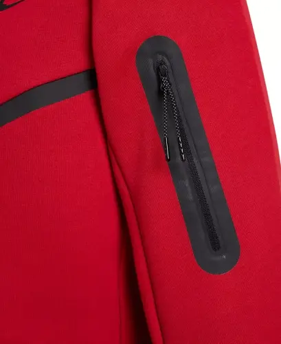 Men's Tech Fleece Full-Zip Hoodie - Gym Red/Black - 8