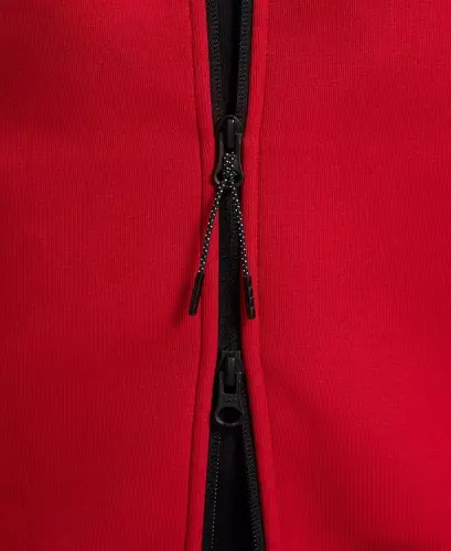 Men's Tech Fleece Full-Zip Hoodie - Gym Red/Black - 9