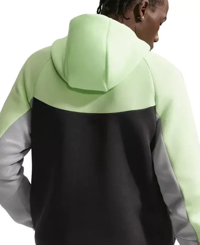 Men's Tech Fleece Full-Zip Hoodie - Lite Liquid Lime/Anthracite - 4