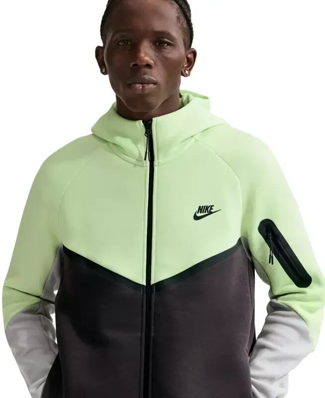 Men's Tech Fleece Full-Zip Hoodie - Lite Liquid Lime/Anthracite - 2