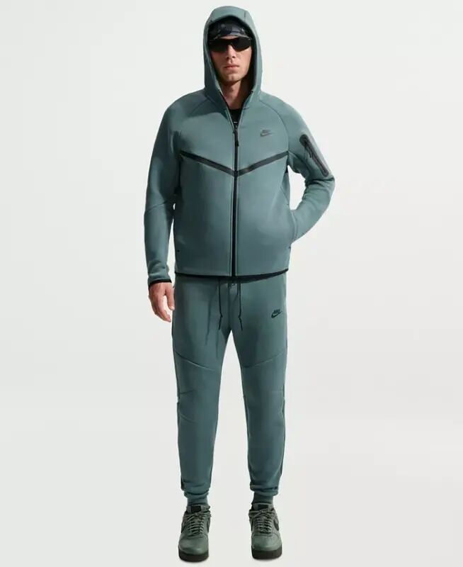 Men's Tech Fleece Full-Zip Hoodie - Mineral Slate/Black - Nike