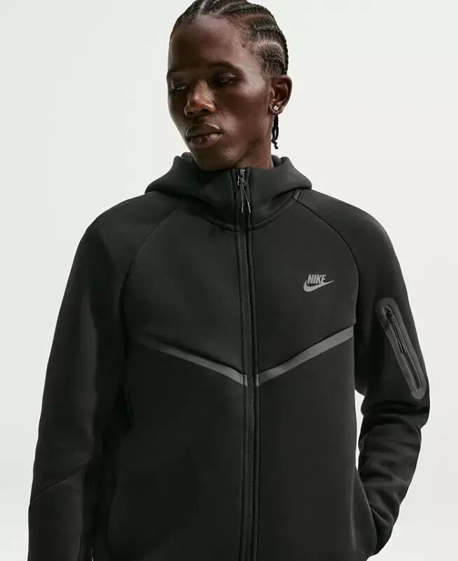 Men's Tech Fleece Full-Zip Hoodie - Obsidian/Black - 22