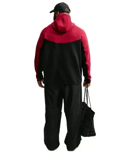 Men's Tech Fleece Full-Zip Hoodie - Tough Red/Black - 1