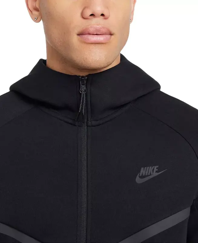 Men's Tech Fleece Full-Zip Windrunner Logo Hoodie - 2
