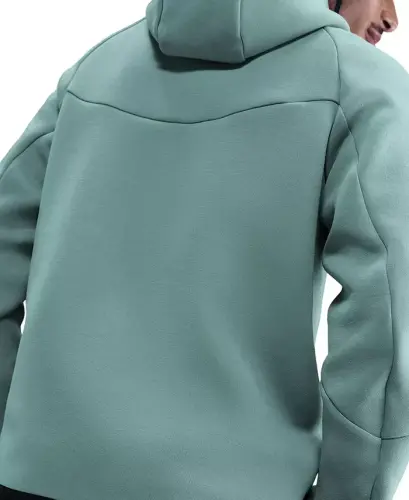 Men's Tech Fleece Full-Zip Windrunner Logo Hoodie - Cannon/Black - 4