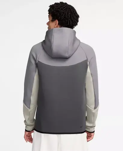 Men's Tech Fleece Full-Zip Hoodie - Medium Ash/Sapphire - 3