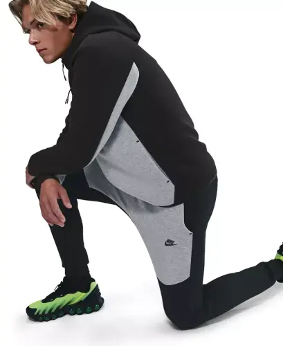 Men's Tech Fleece Joggers - Black/Dark Gray Heather - 3