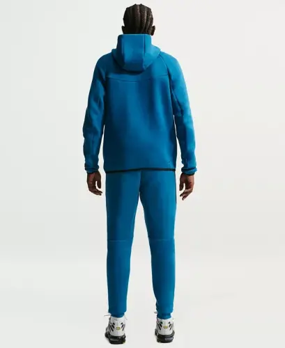 Men's Tech Fleece Drawstring Joggers Pants - Court Blue/Black - 4