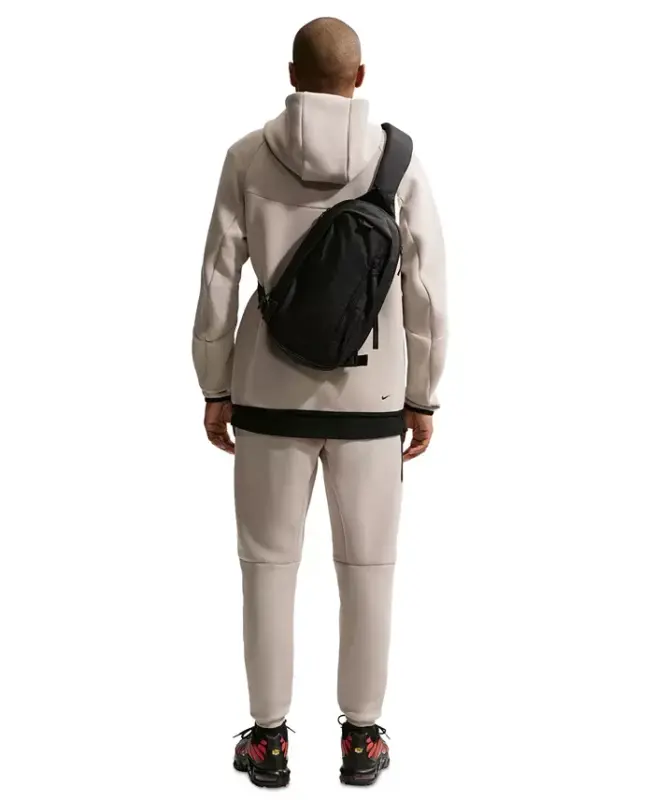 Men's Tech Fleece Drawstring Joggers Pants - Cream/Black - 4